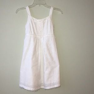 Justice girls white dress size 8